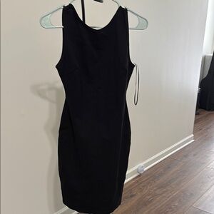 Elegant Black Sleeveless Dress